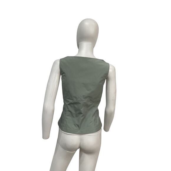 Amanda Uprichard Green Polyester Violet Top Size M - Picture 3 of 5